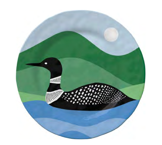 Loons Melamine Dinnerware UPDATED