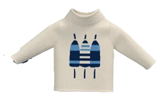 Triple Buoy Rollneck Sweater Baby