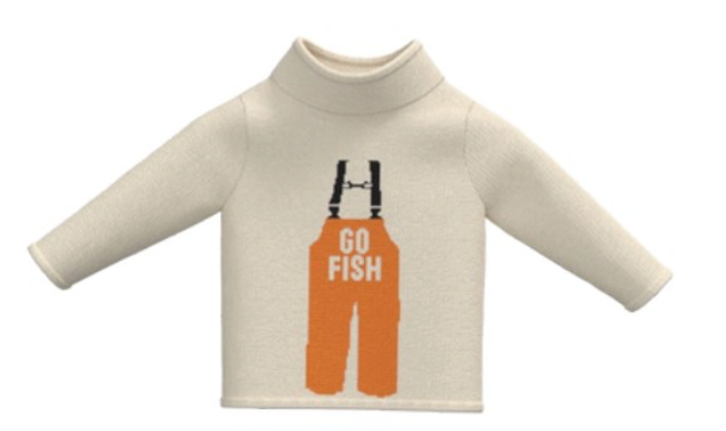 Go Fish Rollneck Baby Knit Sweater
