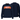 KPT Classic Knit Crewneck Pullover - Navy with Orange & Pink