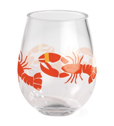 Acrylic Wine Tumbler - Lobster Bake