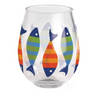Acrylic Wine Tumbler - Fish Friends