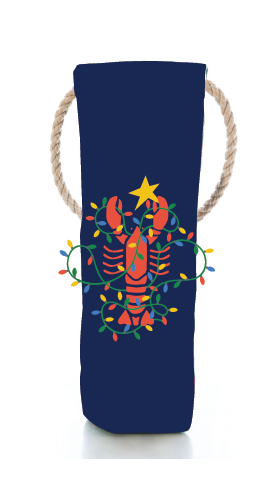 Lobster Lights Wine Tote by Sea Bags