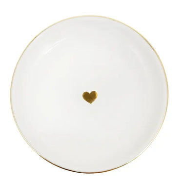 Gold Heart Trinket Dish