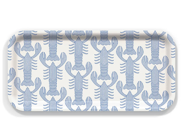 Seersucker Lobster Small Wooden Tray