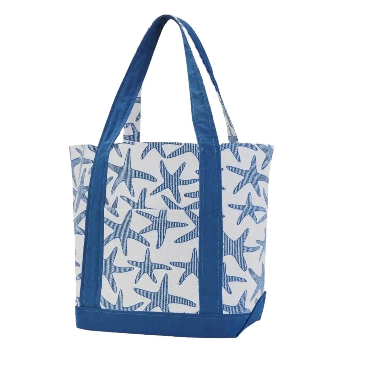 Large Seersucker Starfish Tote