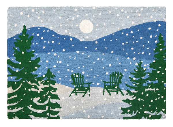 Lakeview Holiday Hook Rug