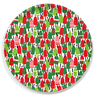 Holiday Buoys Large Round Wooden Tray