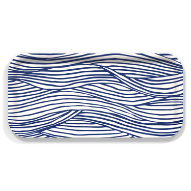 Waves Small Wooden Tray