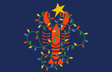 Lobster Lights Vinyl Placemat