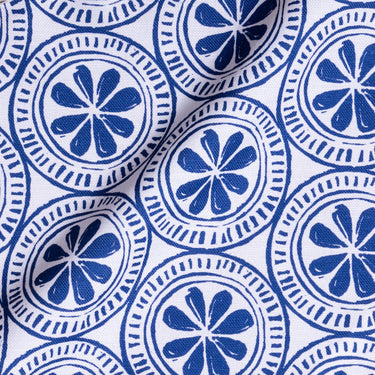Medallion Navy - Performance Fabric