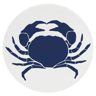 Navy Crab Ceramic Coaster