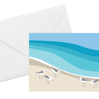 Sandpiper Card NEW