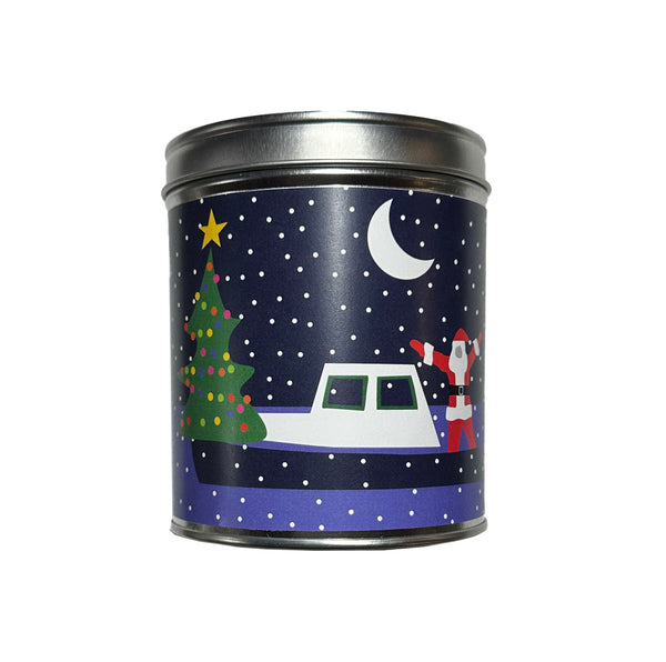 Santa Boat Candle