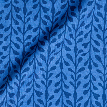 Seaweed Stripe Shades of Blue - Performance Fabric