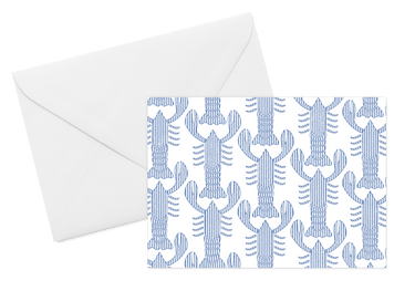 Seersucker Lobster Card