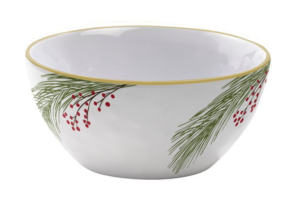 Winterberry Pine Sauce Bowl