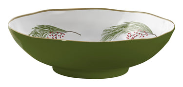 Winterberry Pine Serving Bowl
