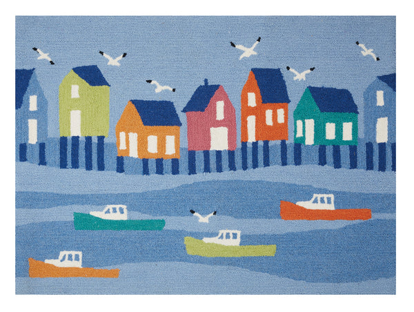 Lobster Cove Hook Rug
