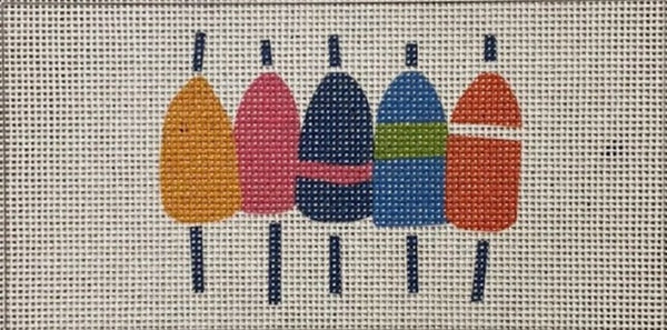Kate Nelligan Design 5 Buoys Needlepoint Kit