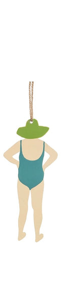 Beach Lady Nancy Ornament