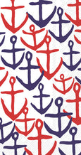 Red and Blue Anchors Napkins