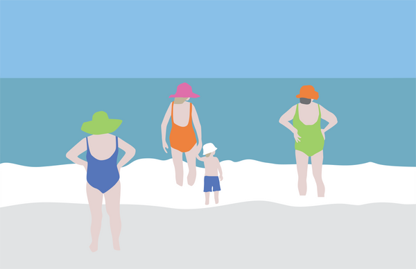 Beach Day Vinyl Placemat