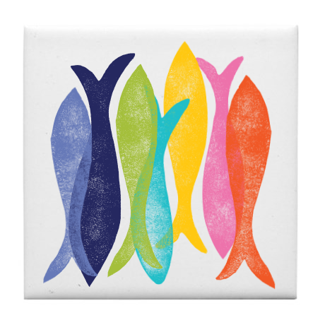 Fiesta Fish Coaster