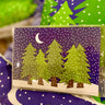 Midnight Snow Card Boxed Set of Six