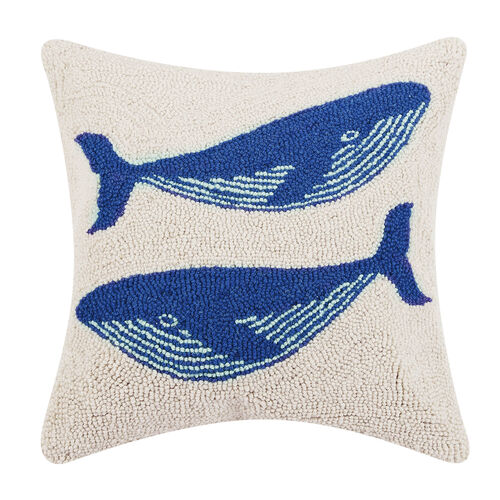 Whale Hooked Pillow