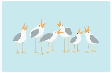 Seagulls Vinyl Placemat