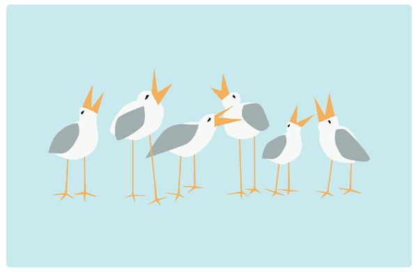 Seagulls Vinyl Placemat