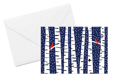 Night Cardinal Card
