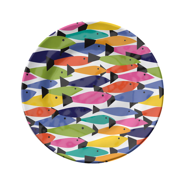 Rainbow Fish Salad Plate