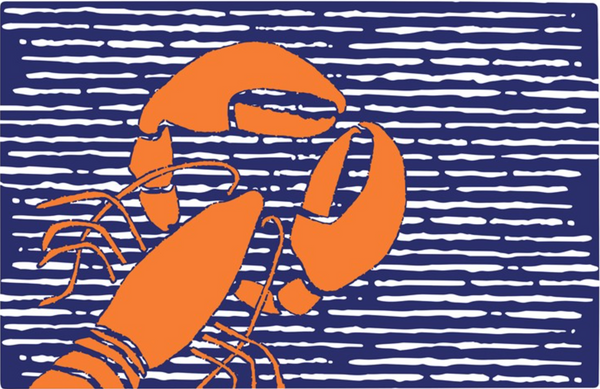 Waterline Lobster Vinyl Placemat