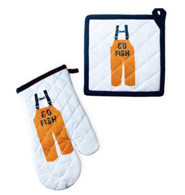 Go Fish Pot Holder Set