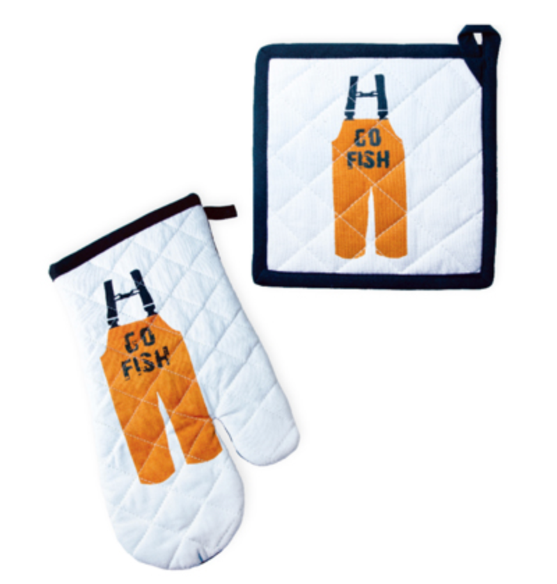 Go Fish Pot Holder Set