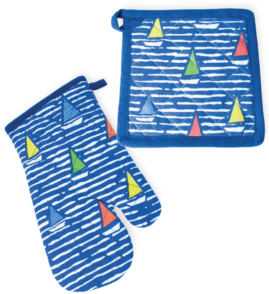 Waterline Boat Pot Holder Set