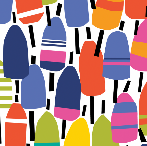 Buoys - Kate Nelligan Design Cotton Fabric by the Yard