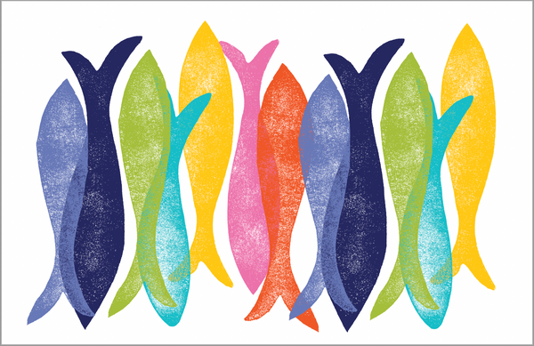 Fiesta Fish Vinyl Placemat