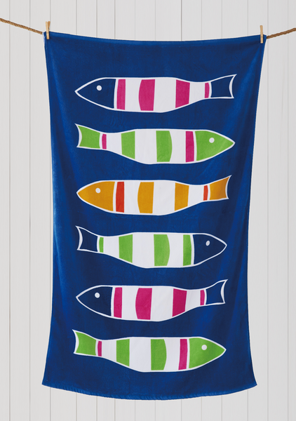 PICKET FISH BEACH TOWEL