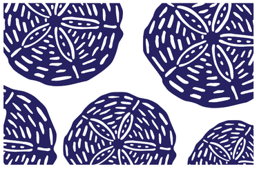 Sand Dollar Vinyl Placemat