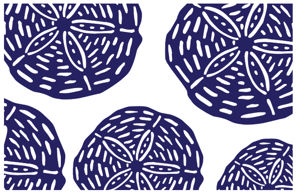 Sand Dollar Vinyl Placemat
