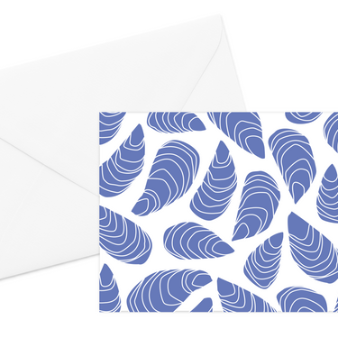 Periwinkle Mussel Card