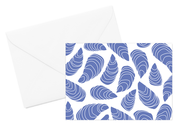 Periwinkle Mussel Card