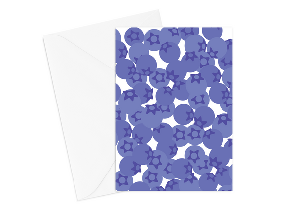Blueberries Card