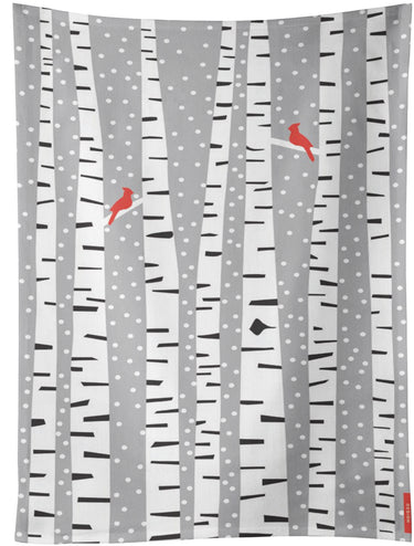 Cardinal Birch Tea Towel