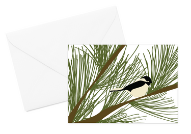 Chickadee Card