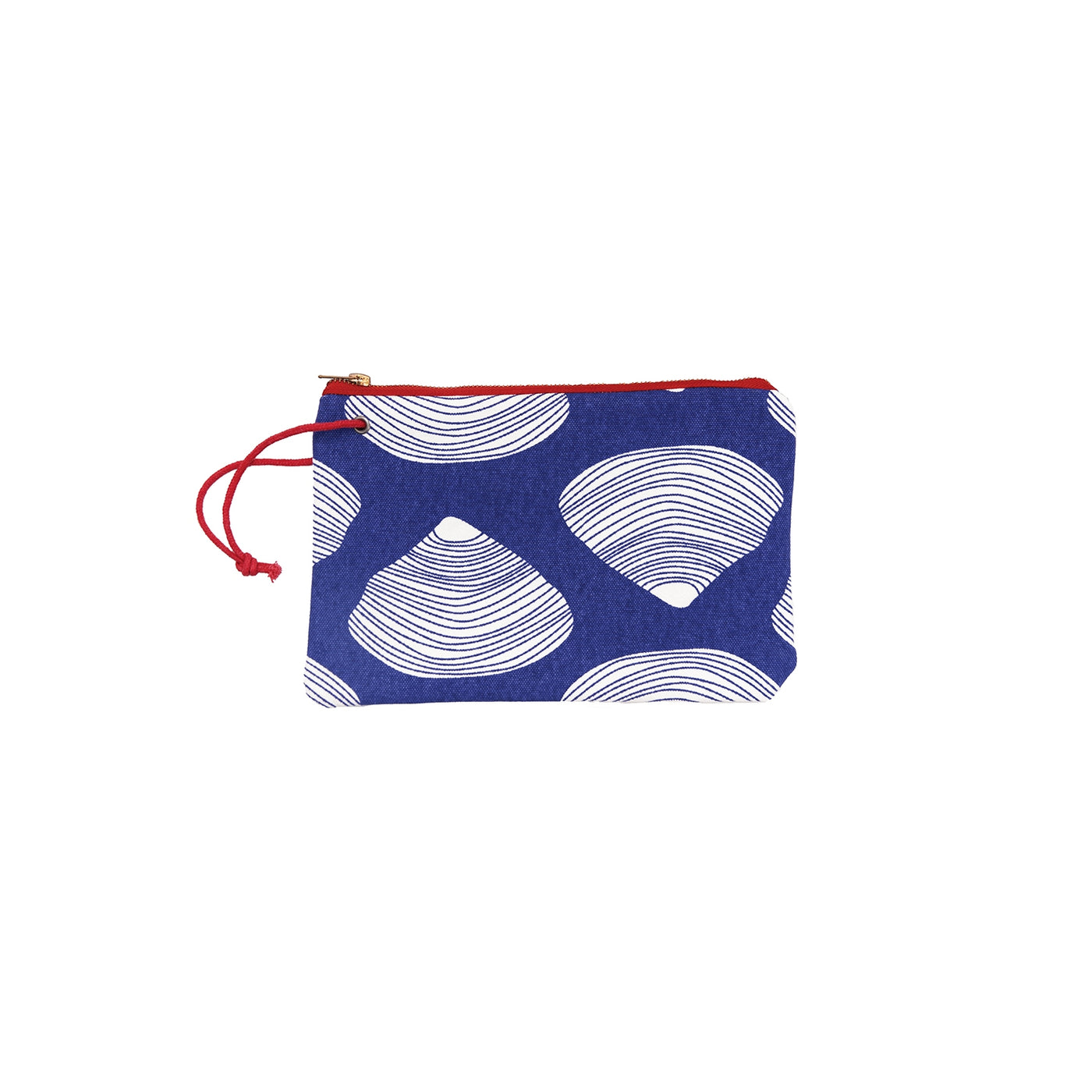 Clamshell Canvas Wristlet/Clutch