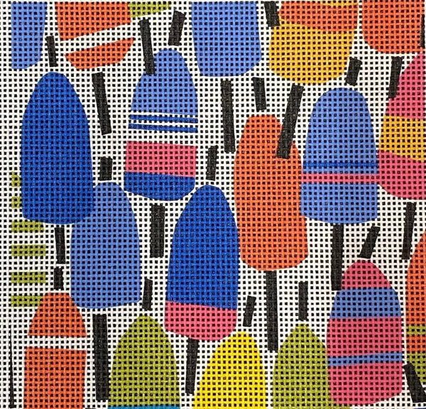 Kate Nelligan Design Classic Buoys Needlepoint Kit